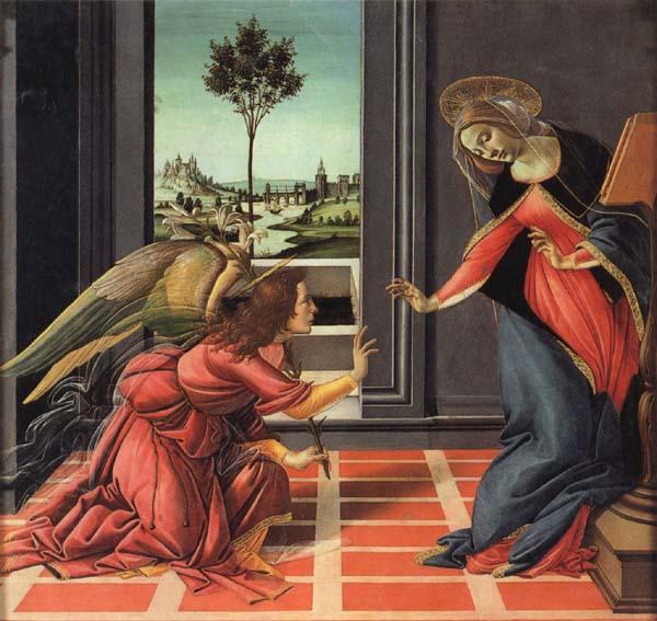 Sandro Botticelli The Annunciation oil painting picture